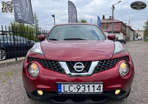 Nissan Juke cena 48500 przebieg: 144000, rok produkcji 2015 z Radymno małe 781